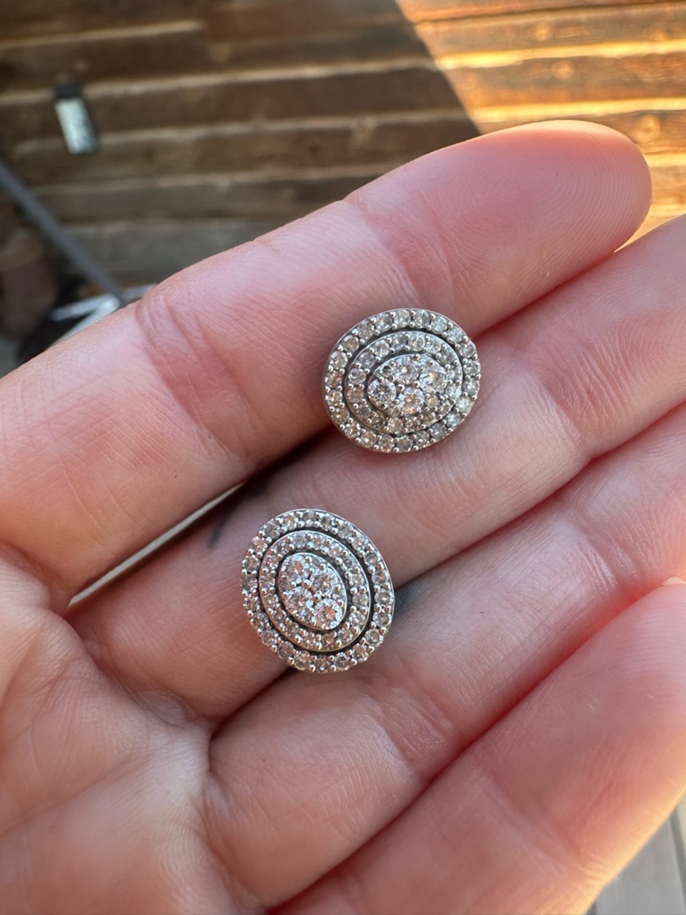Oval Brilliant 1.00 ct VVS Diamond Earrings